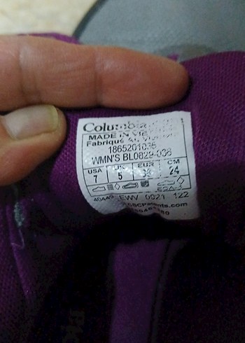 Mor ve Gri Kadın Spor Ayakkabı - Görsel 6