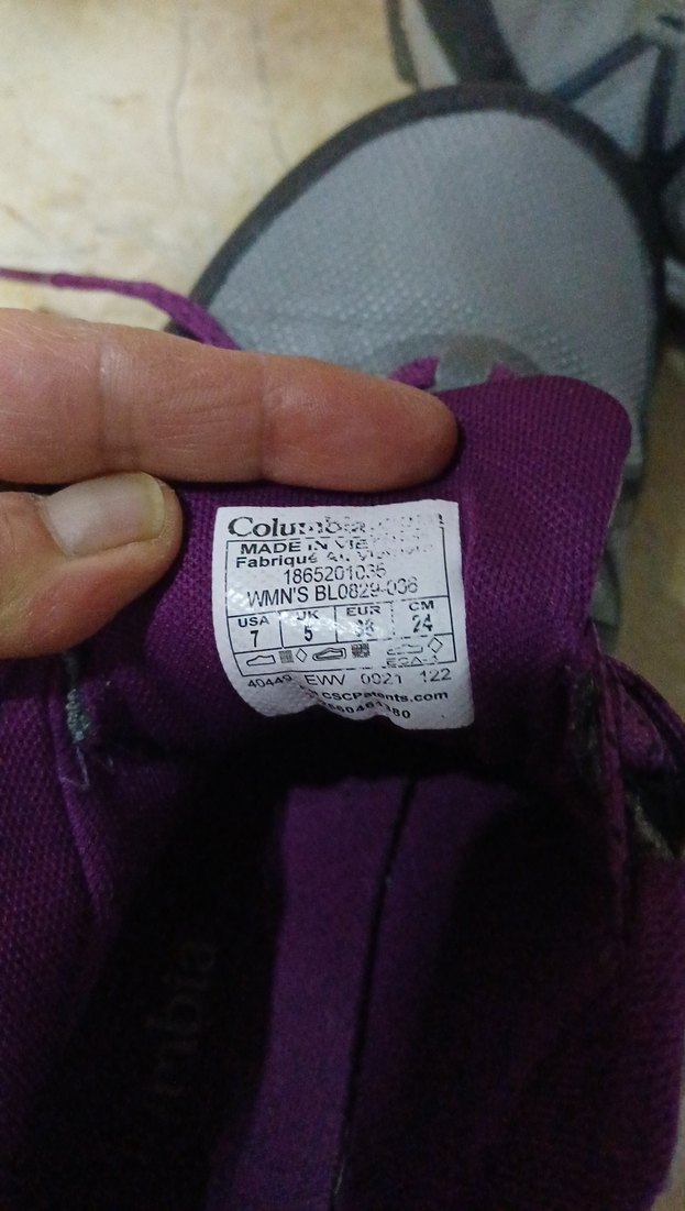 Mor ve Gri Kadın Spor Ayakkabı - Görsel 5