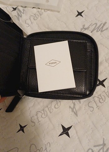 gri siyah Deri Fermuarlı Erkek Cüzdanı - Görsel 8