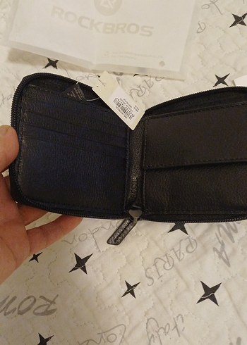 gri siyah Deri Fermuarlı Erkek Cüzdanı - Görsel 2