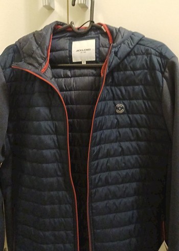 Erkek Lacivert Fermuarlı Midi Mont - Görsel 2