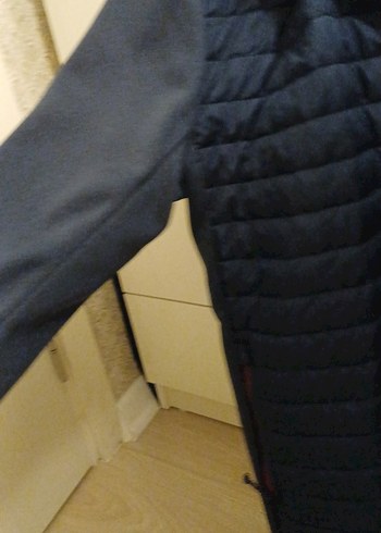 Erkek Lacivert Fermuarlı Midi Mont - Görsel 9