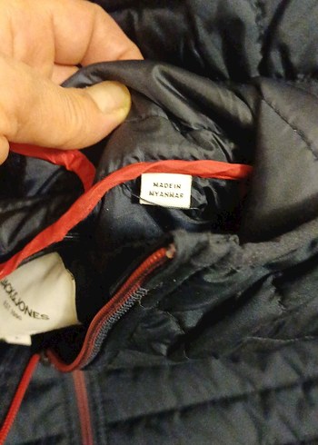 Erkek Lacivert Fermuarlı Midi Mont - Görsel 13