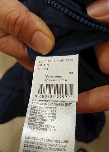 Erkek  Lacivert Fermuarlı Yelek - Görsel 5