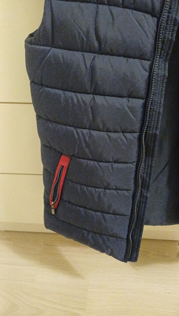 Erkek  Lacivert Fermuarlı Yelek - Görsel 2