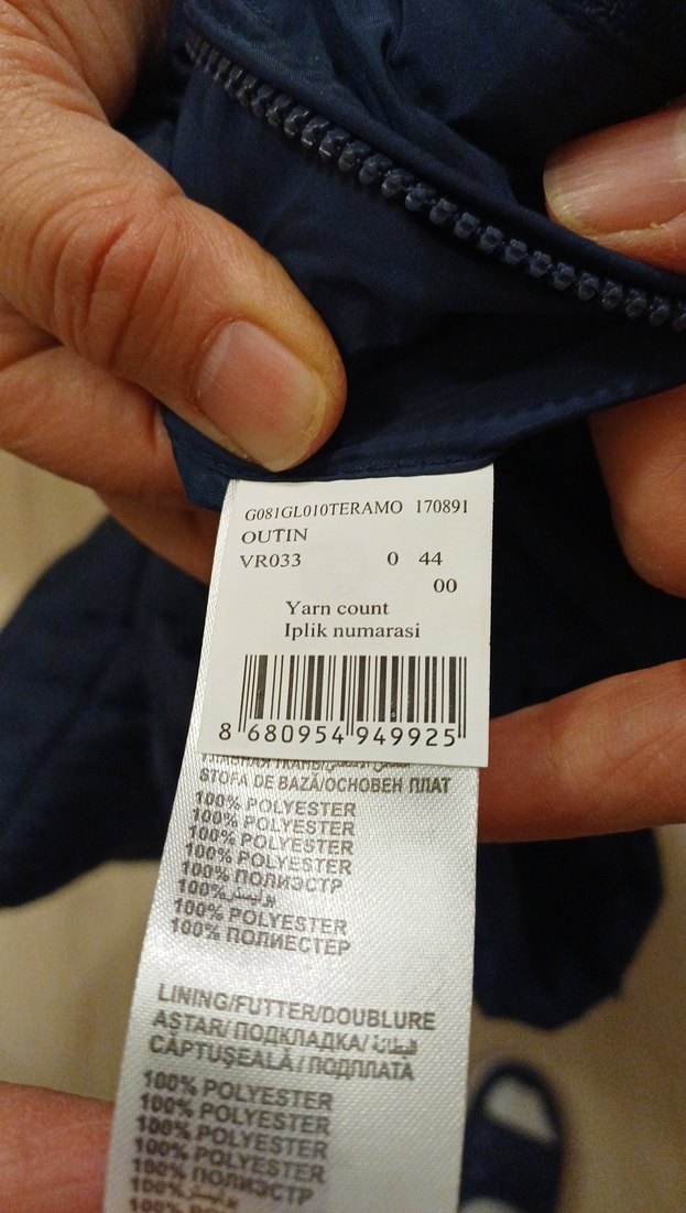 Erkek  Lacivert Fermuarlı Yelek - Görsel 5