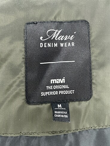 m Beden haki Renk Mavi Jeans Mont %70 İndirimli.