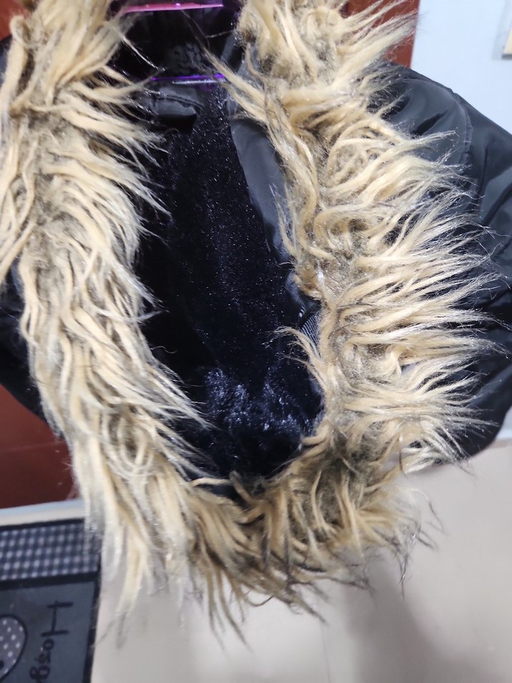 lcw Siyah Kürklü Kış Montu - Görsel 3