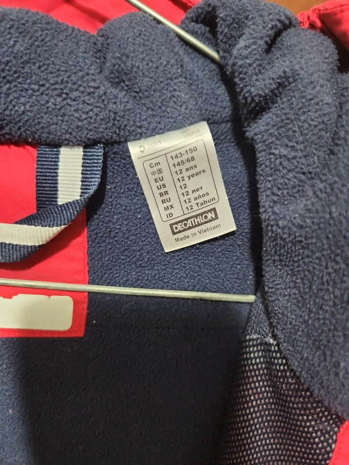 decathlon fusta Fermuarlı Kız Montu - Görsel 4