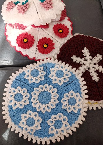 Renkli Örgü Banyo lifi - Görsel 2