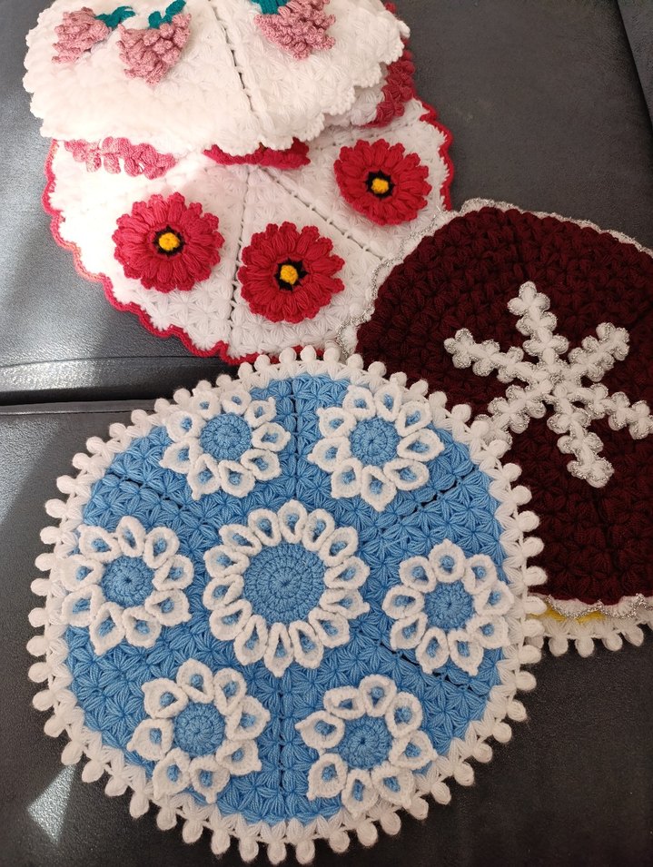 Renkli Örgü Banyo lifi - Görsel 2