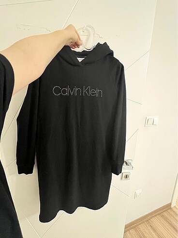 Calvin klein kadın sweatshirt elbise - Görsel 3