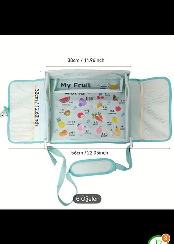 Araç koltuk çocuk oyun tepsisi - Görsel 13