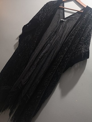 Stradivarius Siyah Kimono
