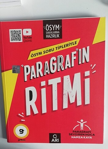 Arı Yayınları Paragrafın Ritmi Test Kitabı+ Tyt denemesi 