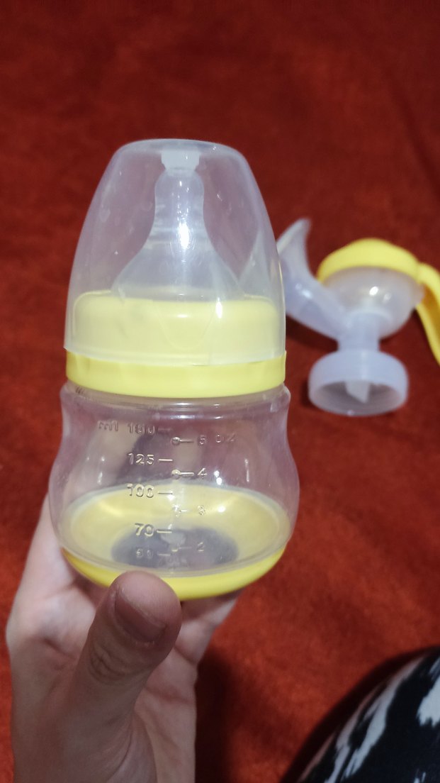 Sarı Renkli Manuel Göğüs Pompası - Görsel 2