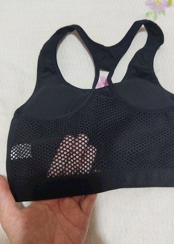 Siyah Goth Sporcu Sütyeni - Görsel 4