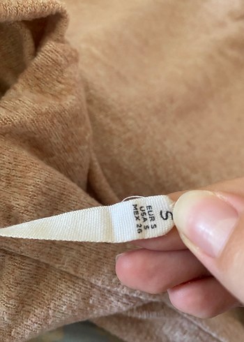 Pudra Balıkçı Yaka Örgü Kadın Kazak - Görsel 3