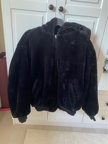 xs Beden siyah Renk Zara çift taraflı mont