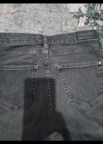 Gri Dar Kesim Kadın Jean Pantolon - Görsel 5