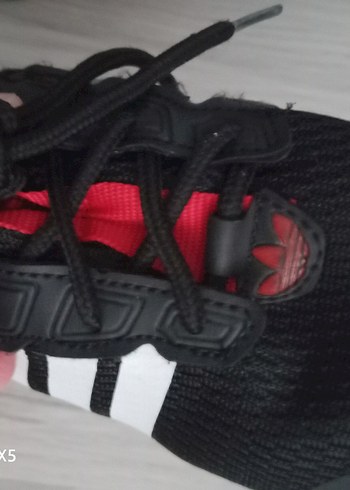 Siyah Bağcıklı Kadın Spor Ayakkabı - Görsel 10