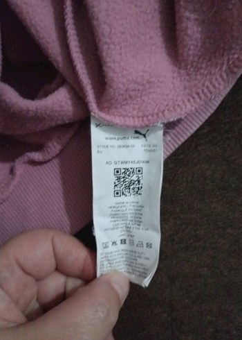 Pembe Oversize Kadın Sweatshirt - Görsel 5