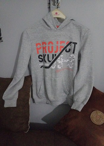 Trendy Gri Erkek Sweatshirt - Görsel 2