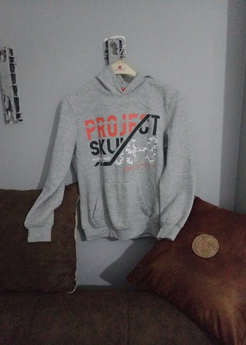 Trendy Gri Erkek Sweatshirt - Görsel 3