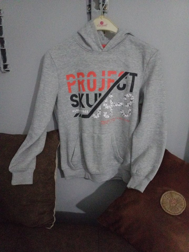 Trendy Gri Erkek Sweatshirt - Görsel 2