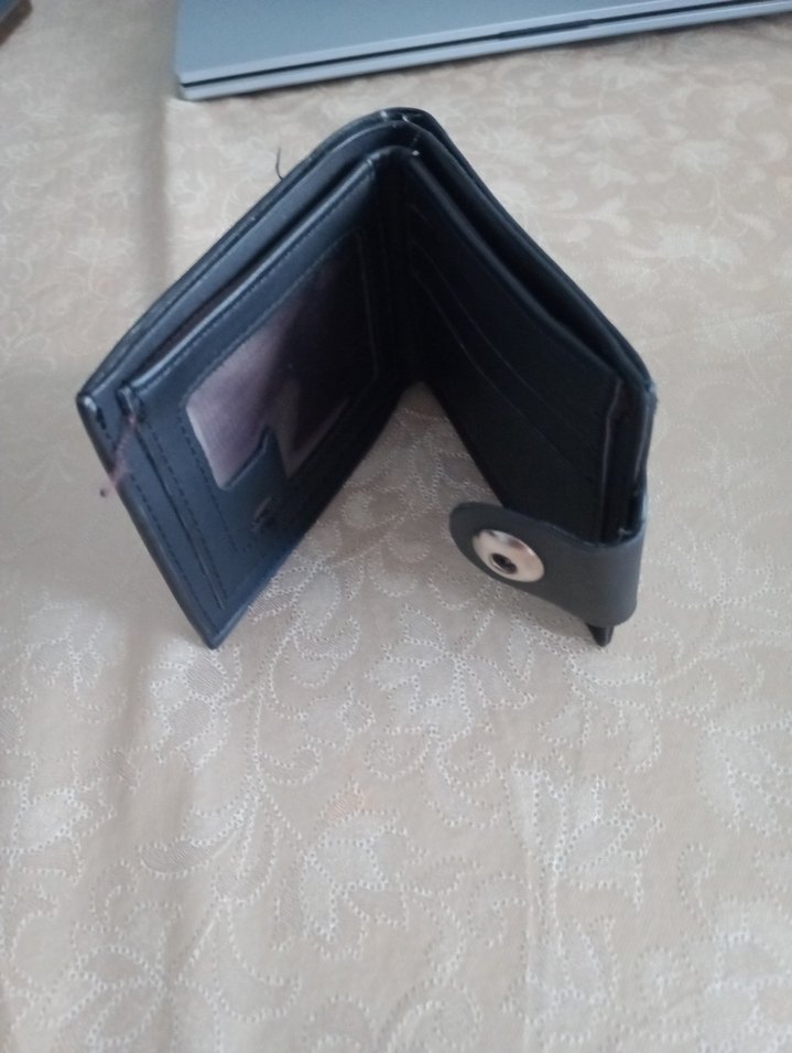 Mavi Minimalist Erkek Cüzdan - Görsel 4