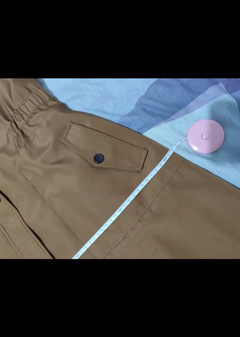 Bej Düğmeli Kadın Uzun Mont - Görsel 8