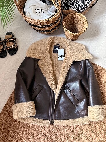Zara Kürk ceket mont