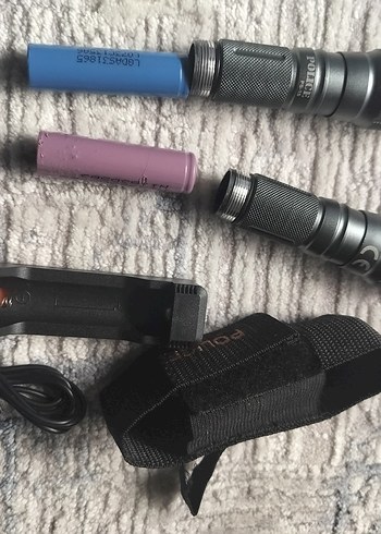 Polis Logolu Siyah El Feneri ps15 - Görsel 3