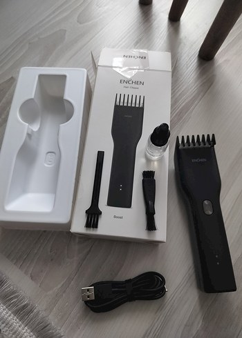 ENCHEN Siyah Saç Kesme Makinesi - Görsel 2