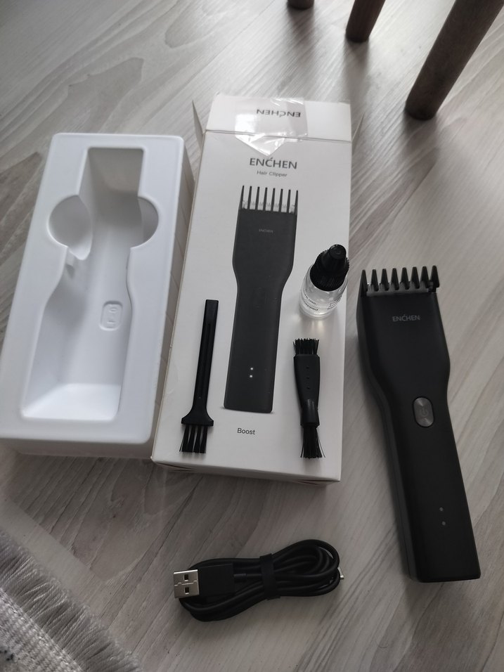 ENCHEN Siyah Saç Kesme Makinesi - Görsel 2