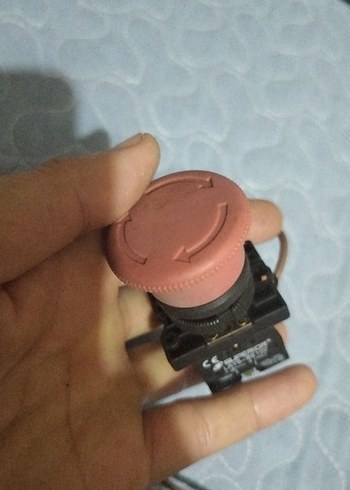 Kırmızı Endüstriyel Acil Durum Butonu - Görsel 2