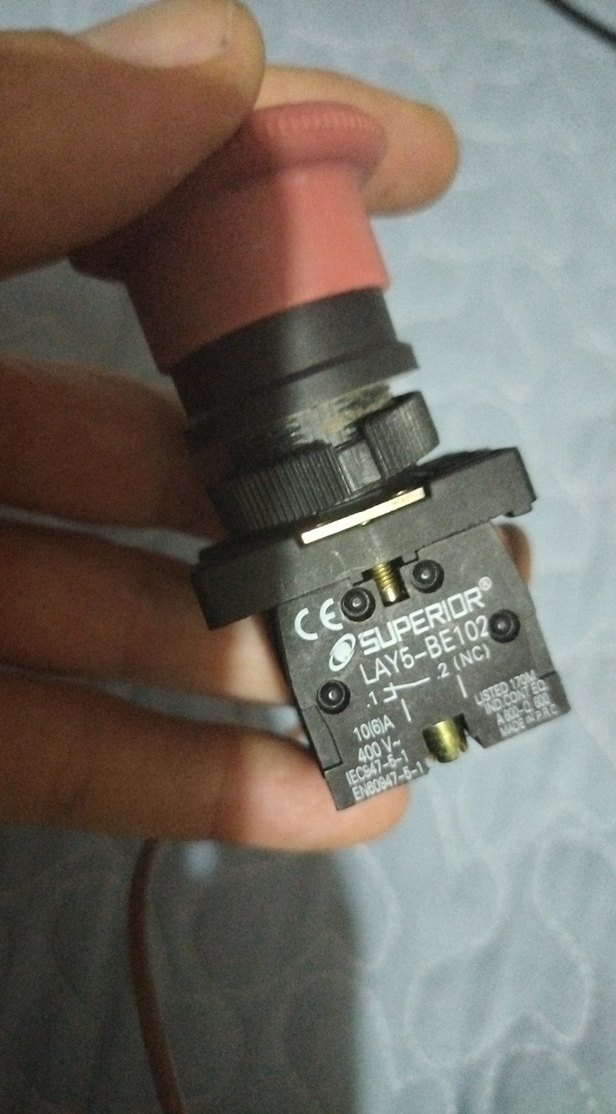 Kırmızı Endüstriyel Acil Durum Butonu - Görsel 4