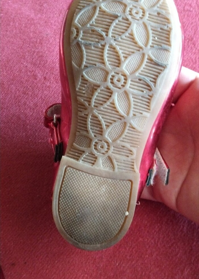 Kız bebek yürüme ayakkabısı. - Görsel 5