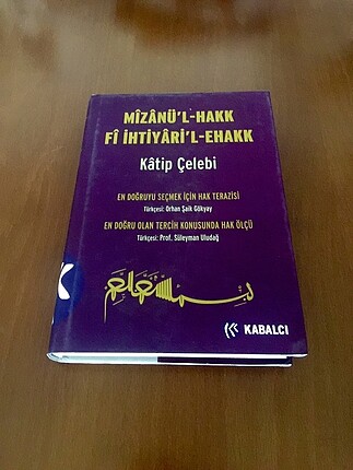 Nizanü?l Hakk - Katip Çelebi