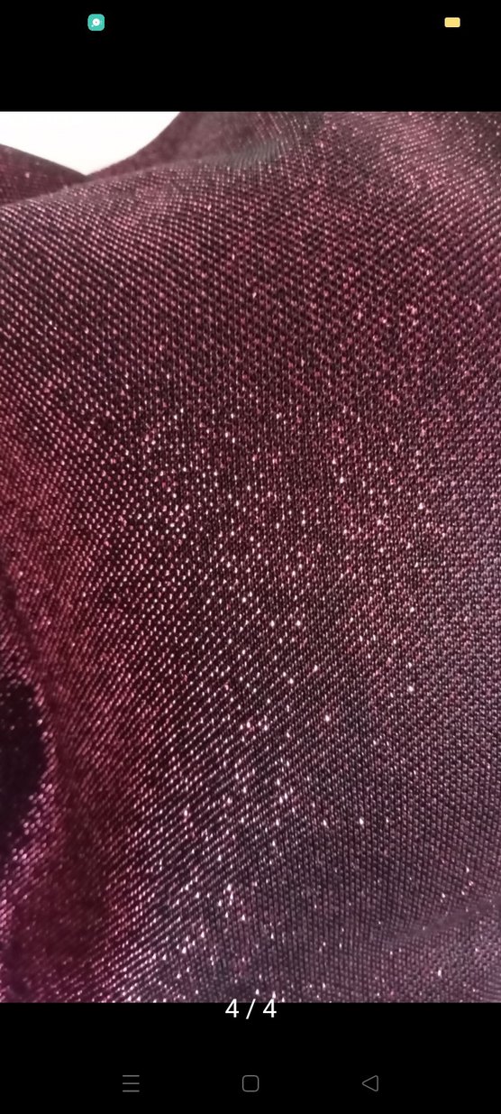 Bordo Drapeli Uzun Abiye Elbise - Görsel 4