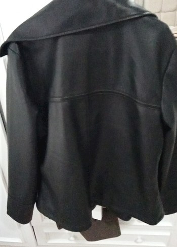 LCW Modest Siyah deri ceket - Görsel 5