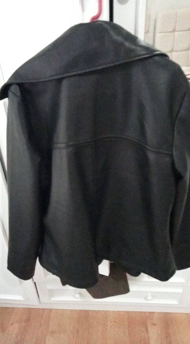 LCW Modest Siyah deri ceket - Görsel 5