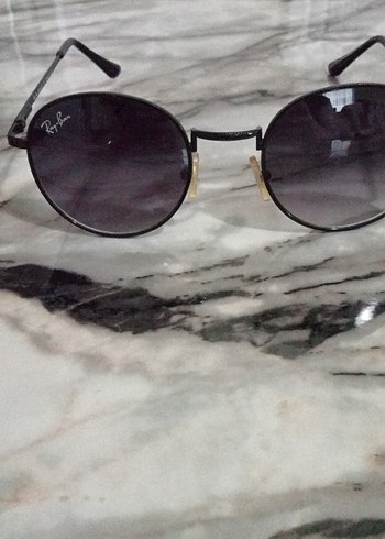 Siyah Retro Yuvarlak Kadın Güneş Gözlüğü - Görsel 3