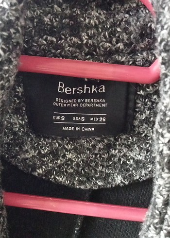 Gri Kadın Yün Düğmeli Uzun Hırka - Görsel 4