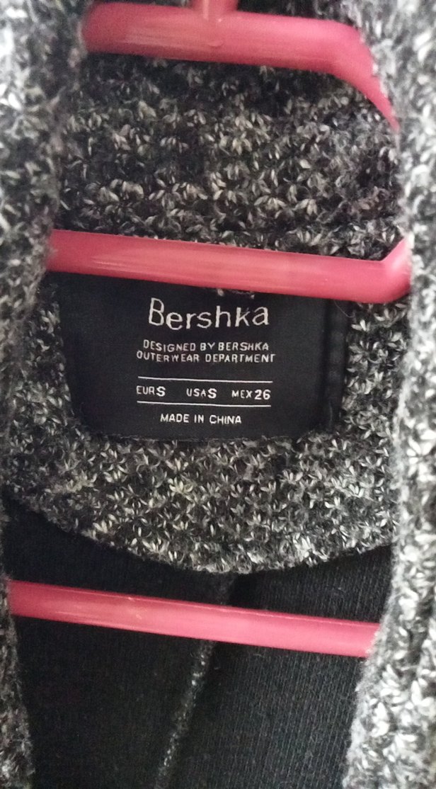 Gri Kadın Yün Düğmeli Uzun Hırka - Görsel 4