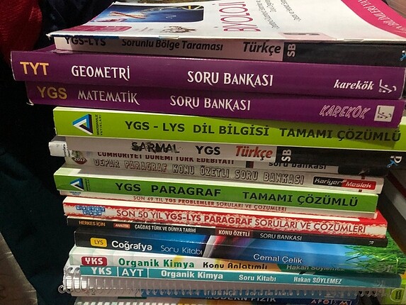 Yks Tyt Ayt KPSS ALES DGS kitapları Fiyat için sorunuz satın alm - Görsel 6