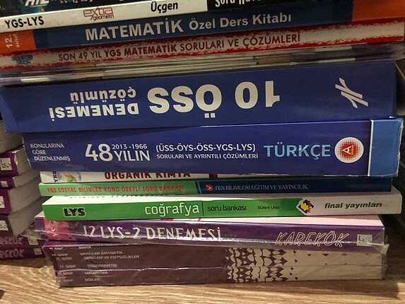 Yks Tyt Ayt KPSS ALES DGS kitapları Fiyat için sorunuz satın alm - Görsel 7
