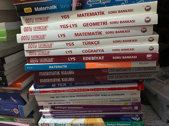 Yks Tyt Ayt KPSS ALES DGS kitapları Fiyat için sorunuz satın alm - Görsel 13