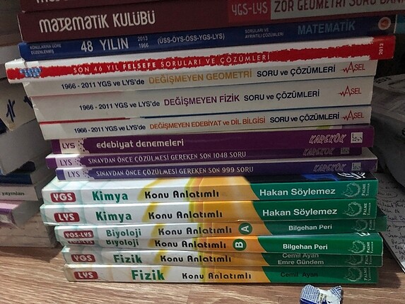 Yks Tyt Ayt KPSS ALES DGS kitapları Fiyat için sorunuz satın alm - Görsel 14