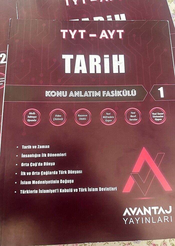 Tyt Ayt KPSS için tarih konu seti avantaj yayınları - Görsel 2